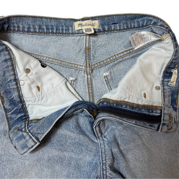 Madewell Denim Shorts with Floral and Heart Coquette Embroidery size 27 - Picture 11 of 12